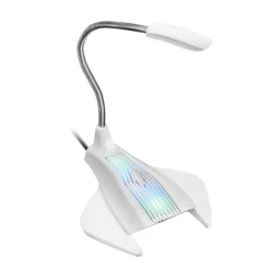 Micrófono Mars Gaming MMIC RGB Flow USB Blanco