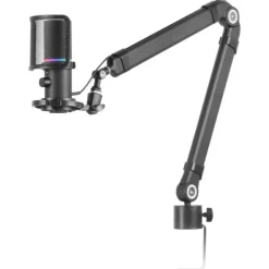 Micrófono Mars Gaming MMIC-XT ARGB Negro