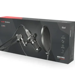 Micrófono Mars Gaming MMICPRO Profesional Con Brazo Extensible Para Streaming