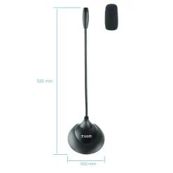 Micrófono Tooq TQMM-213 Negro