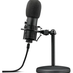 Micrófono Trust GXT 256 Exxo Condensador Gaming USB Negro