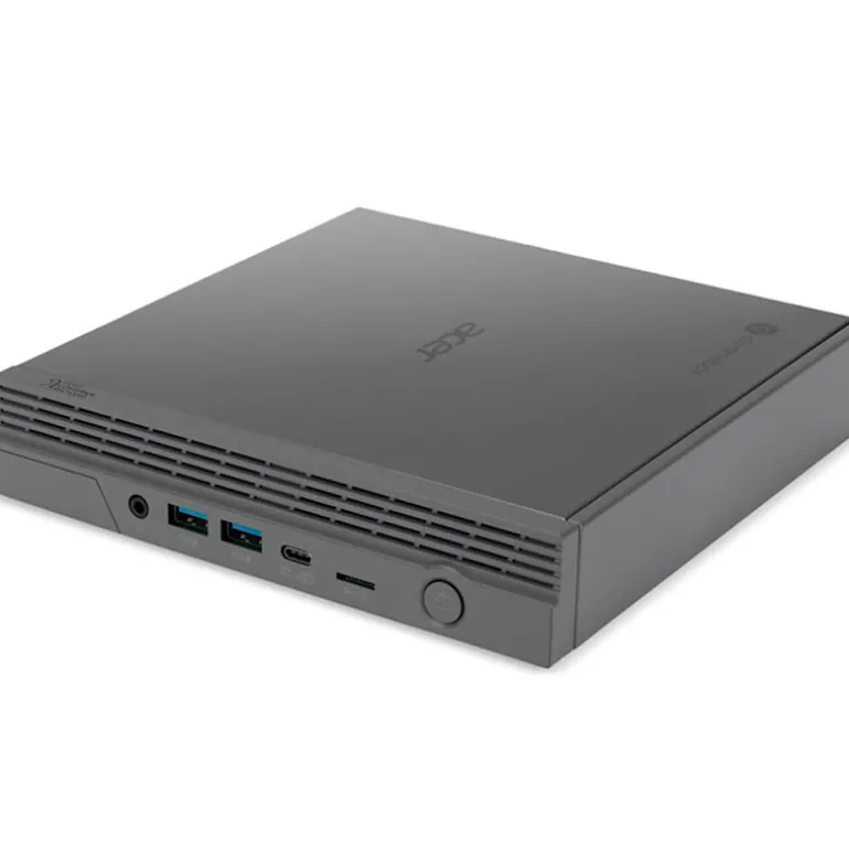 Mini PC Acer Chromebox CXI5 Celeron 7305 4GB 32GB Chrome OS Gris Con Teclado Y Ratón