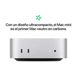 Mini PC Apple Mac Mini M4 16GB 512GB macOS Plata EU