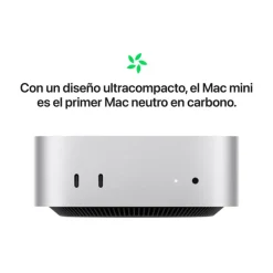 Mini PC Apple Mac Mini M4 16GB 512GB macOS Plata EE