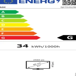 Monitor AOC Q27G2U/BK 27