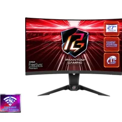 Monitor ASRock PG27Q15R2A 27" QHD 2K VA 165Hz FreeSync Premium Curvo