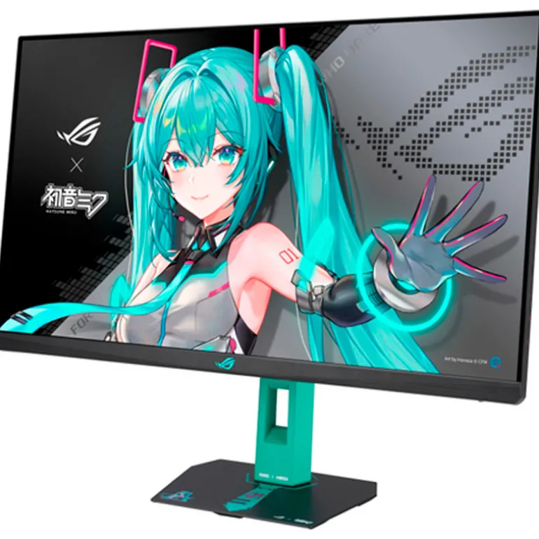 Monitor Asus ROG Strix XG27ACMEG-G Hatsune Miku Edition 27" QHD Fast IPS 260Hz 0.3ms HDR FreeSync/G-Sync