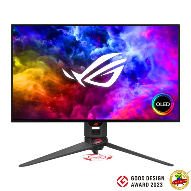 Monitor Asus ROG Swift PG27AQDM 27" QHD 2K W-OLED 240Hz 0.03ms G-Sync Compatible