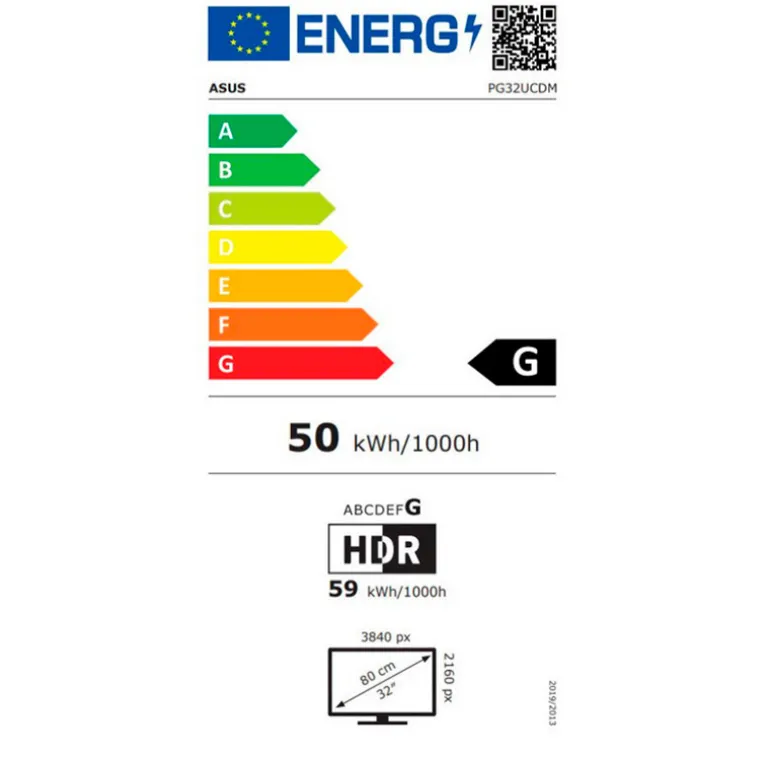Monitor Asus ROG Swift PG32UCDMZ 32" UHD 4K OLED 240Hz 0.03ms HDR FreeSync/G-Sync