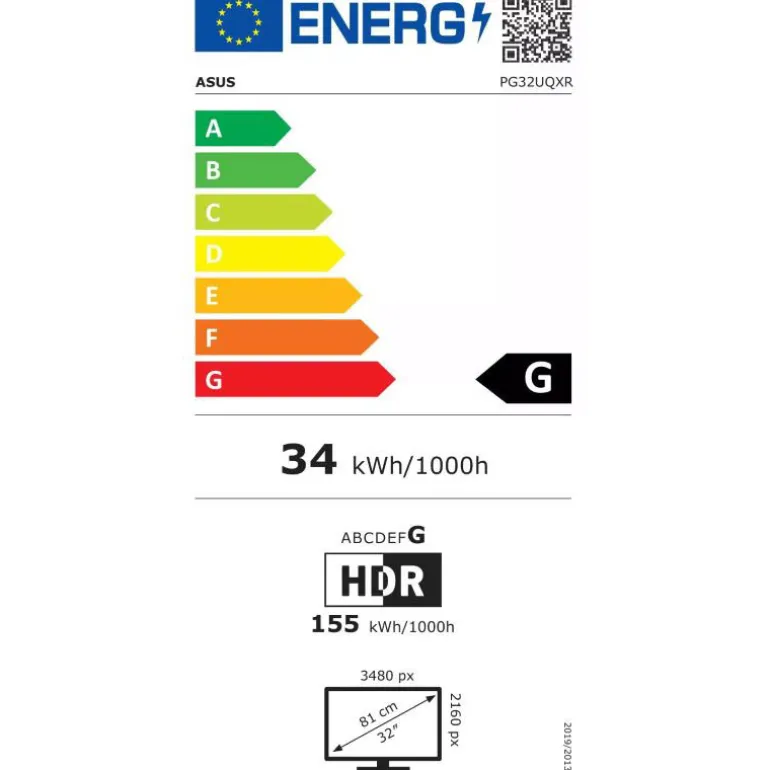Monitor Asus ROG Swift PG32UQXR Gaming 32" UHD IPS 160Hz HDR FreeSync