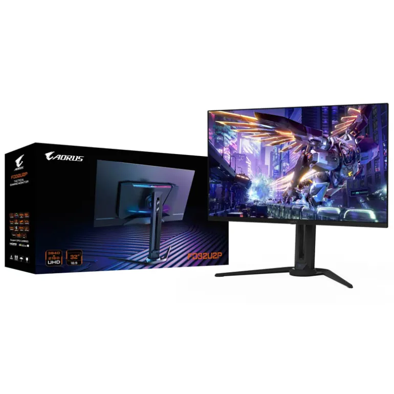 Monitor Gigabyte AORUS FO32U2P 32" UHD 4K OLED 240Hz 0.03ms HDR 400 FreeSync