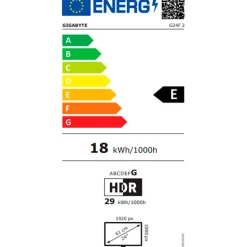 Monitor Gigabyte G24F 2 UK 24" FHD IPS 165Hz 1ms HDR FreeSync