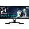 Monitor Gigabyte G34WQCP EK 34" WQHD 2K VA 180Hz 1ms HDR FreeSync Curvo