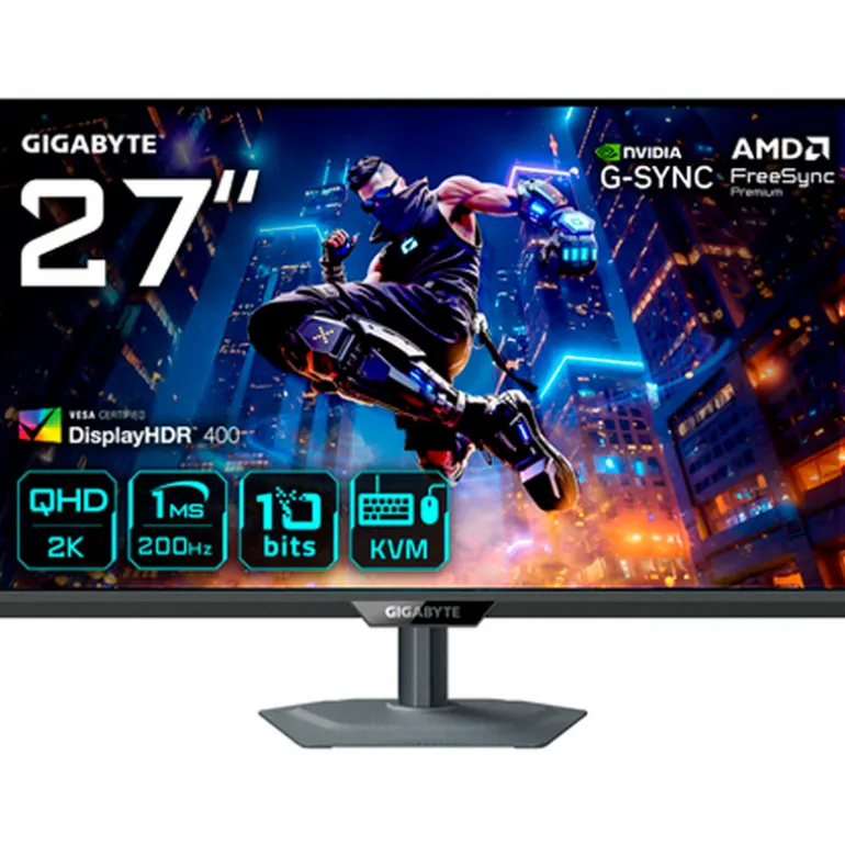 Monitor Gigabyte M27Q2 QD 27" QHD IPS 200Hz 1ms HDR FreeSync/G-Sync
