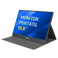 Monitor iggual MPL156 Portátil 15.6" FHD IPS USB-C Con Funda