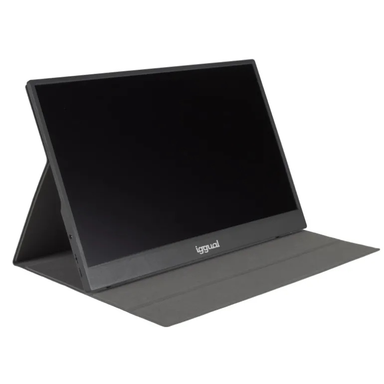 Monitor iggual MPL156 Portátil 15.6" FHD IPS USB-C Con Funda