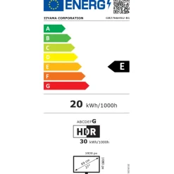 Monitor iiyama G-Master GB2766HSU-B1 27" VA FHD 165Hz Curvo