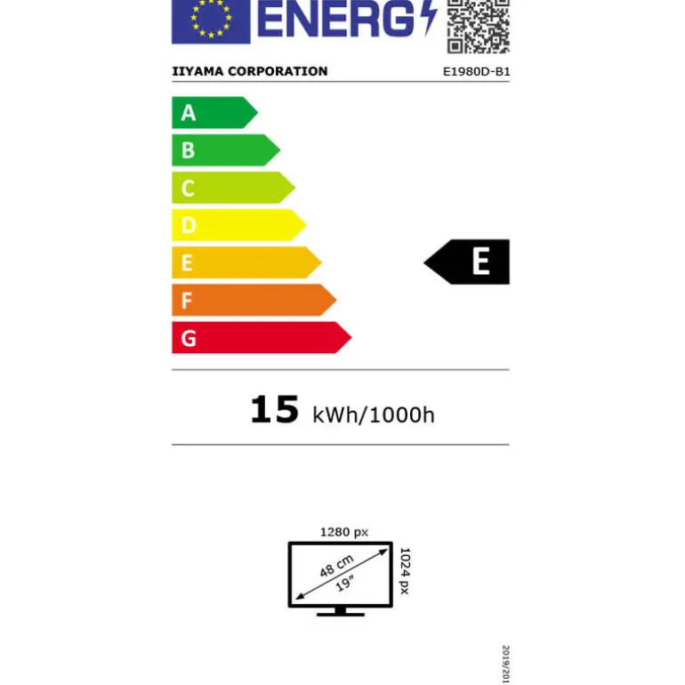 Monitor iiyama ProLite E1980D-B1 19" TN HD