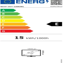 Monitor Keep Out XGM22RV3 22'' FHD VA 100Hz 4ms LED