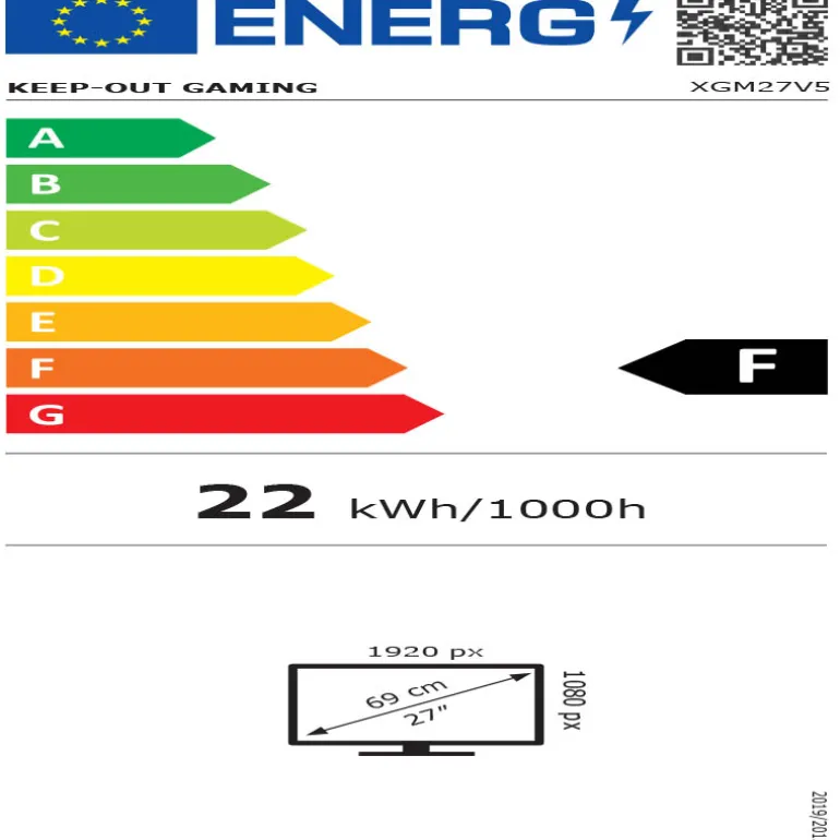 Monitor Keep Out XGM27V5 27" FHD VA 75Hz 4ms LED