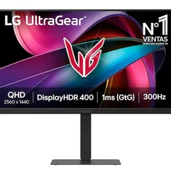 Monitor LG UltraGear 27G640A-B 27" QHD 2K IPS 300Hz 1ms HDR FreeSync/G-Sync