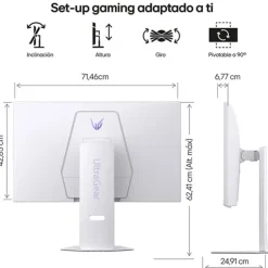 Monitor LG UltraGear 32G810SA-W Smart TV 32