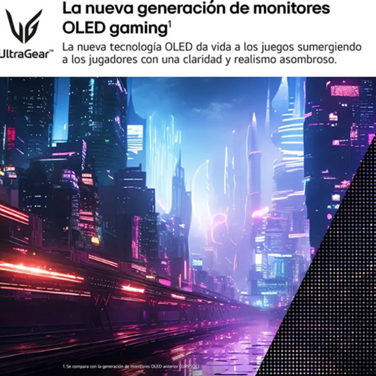 Monitor LG UltraGear 27GS95QX-B 27" QHD 2K OLED 240Hz 0.03ms HDR FreeSync/G-Sync