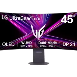 Monitor LG UltraGear OLED 45" 5K2K OLED 165Hz/330Hz 0.03ms HDR FreeSync/G-Sync Curvo