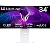 Monitor LG UltraGear OLED Smart 34GX90SA-W 34" WQHD 2K OLED 240Hz 0.03ms HDR FreeSync/G-Sync Curvo
