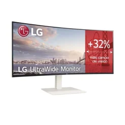 Monitor LG UltraWide 38WR85QC-W 38" WQHD+ IPS 144Hz 1ms HDR10 Curvo Blanco