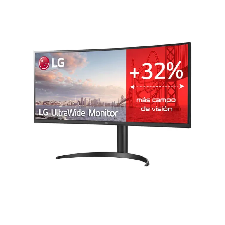 Monitor LG 34WQ75C-B 34" IPS QHD Curvo