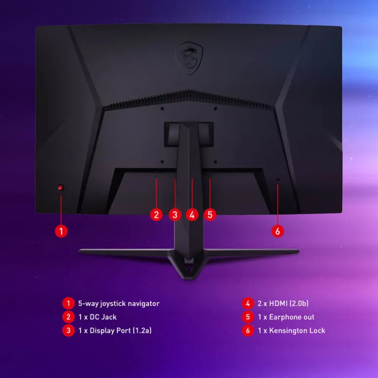 Monitor MSI G27CQ4 E2 27" VA QHD 170Hz FreeSync Curvo