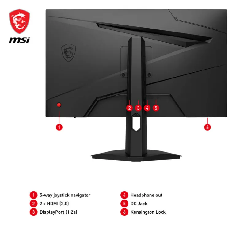 Monitor MSI G244F E2 24" FHD IPS 180Hz 1ms