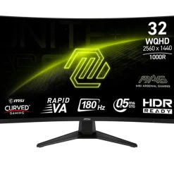 Monitor MSI MAG 325CQF 32" WQHD VA 180Hz 0.5ms HDR Curvo