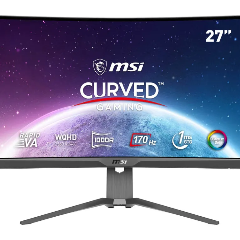 Monitor MSI MAG 275CQRF 27" QHD 2k VA 170Hz FreeSync Curvo