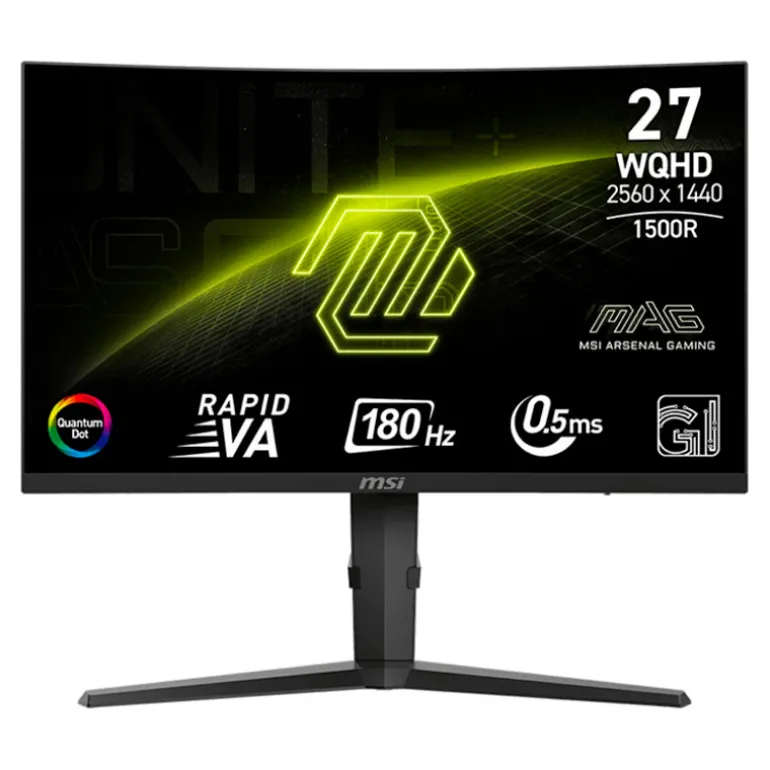Monitor MSI MAG 275CQRF QD E2 27" WQHD VA 180Hz 1ms HDR FreeSync Curvo