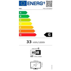 Monitor MSI MAG 325CQRXF 32" WQHD VA 240Hz 1ms HDR FreeSync Curvo