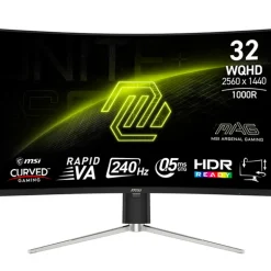 Monitor MSI MAG 325CQRXF E2 32" QHD 2K VA 240Hz 0.5ms HDR FreeSync Curvo