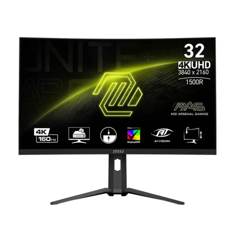 Monitor MSI MAG 321CUP 32" UHD 4K VA 160Hz 1ms HDR FreeSync Curvo