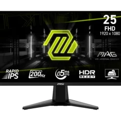 Monitor MSI MAG 255F E20 25" FHD IPS 200Hz 0.5ms HDR AMD FreeSync Premium