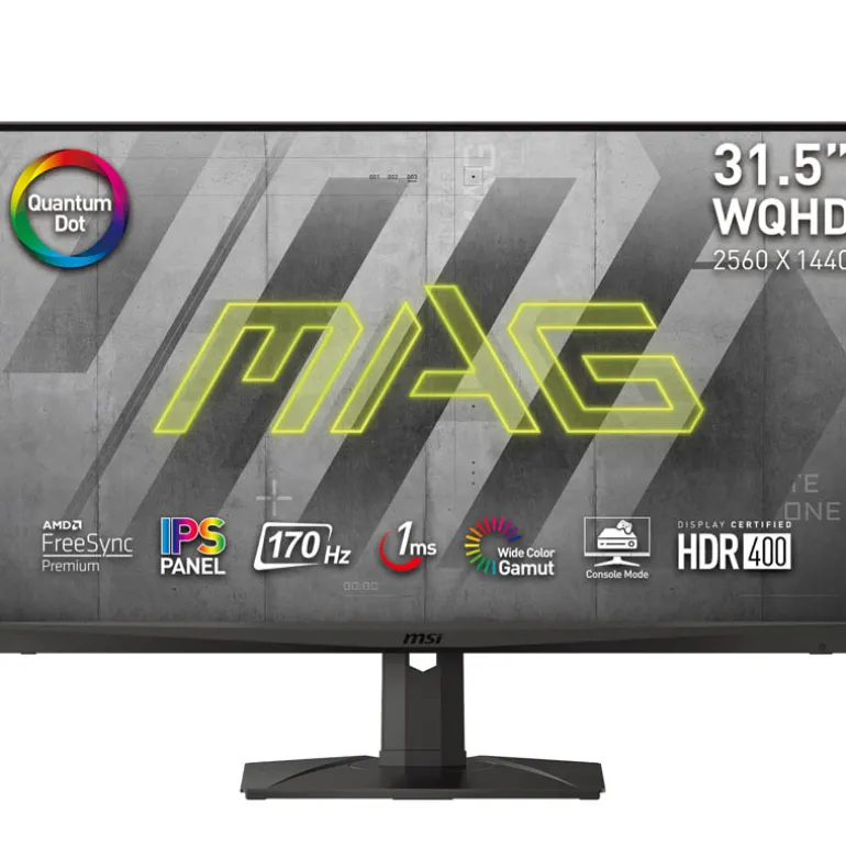 Monitor MSI MAG 321QR QD 31.5" IPS WQHD 170Hz FreeSync