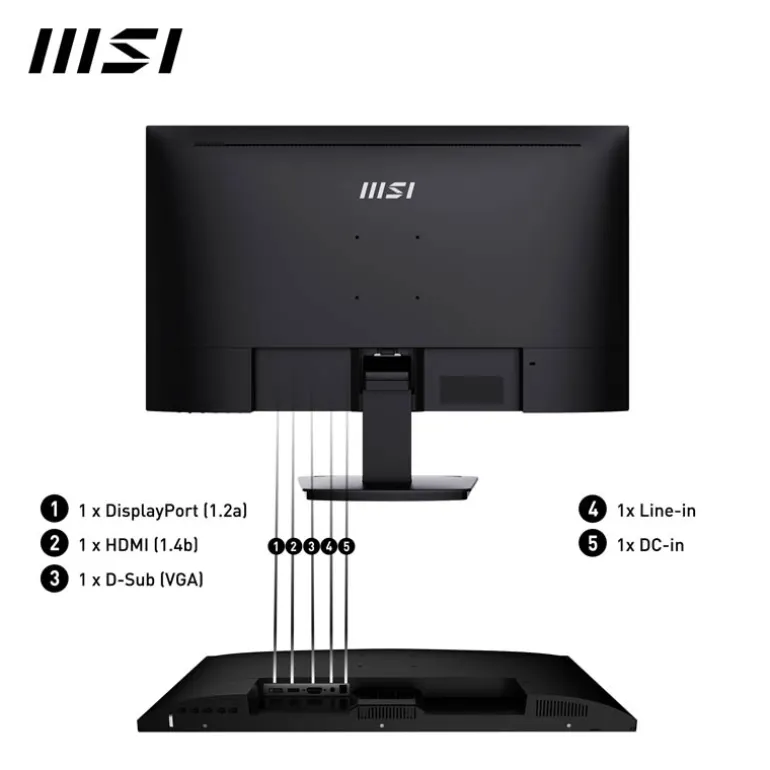 Monitor MSI PRO MP273A 27" FHD IPS 100Hz FreeSync