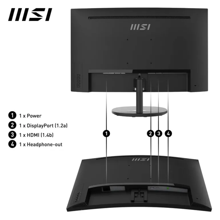 Monitor MSI PRO MP271CA 27" VA FHD 75Hz FreeSync Curvo