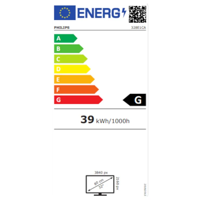 Monitor Philips 328E1CA 32" 4K Curvo