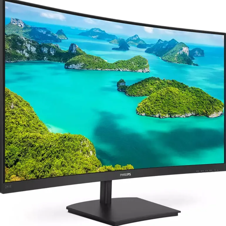 Monitor Philips 241E1SC 24'' FHD VA Curvo
