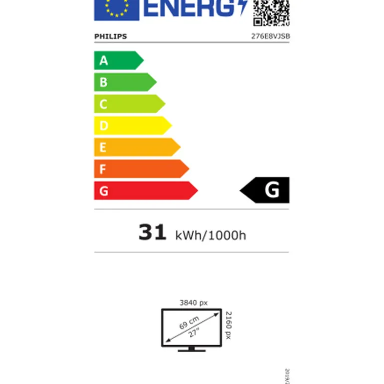 Monitor Philips 276E8VJSB 27" 4K
