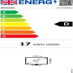 Monitor Samsung LF27T450FZUXEN 27