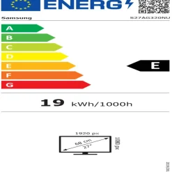 Monitor Samsung Odyssey G3 S27AG320NU 27