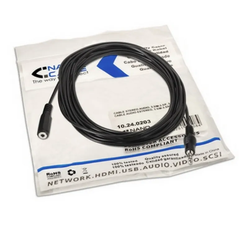 Nano Cable Audio Estereo 3.5/M-3.5/H 3.0 M - Cable Audio