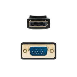 Nano Cable Conversor DP a VGA Negro 2m - Cable VGA